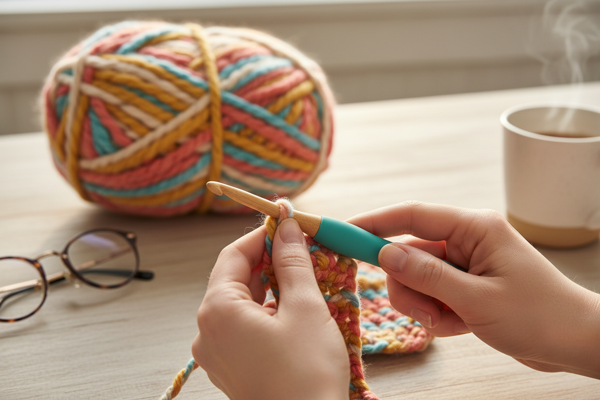 Yarnly Crochet Hooks lifestyle image