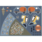 Cars 100% Cotton Poplin Fabric Panel - Poppy Fabrics