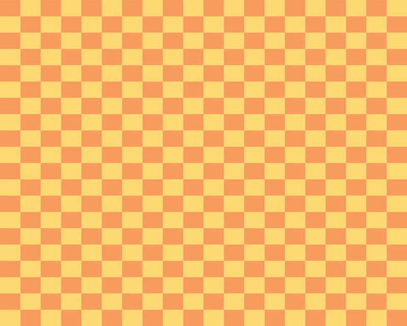 Checkboard Blender Cotton | Bright Yellow