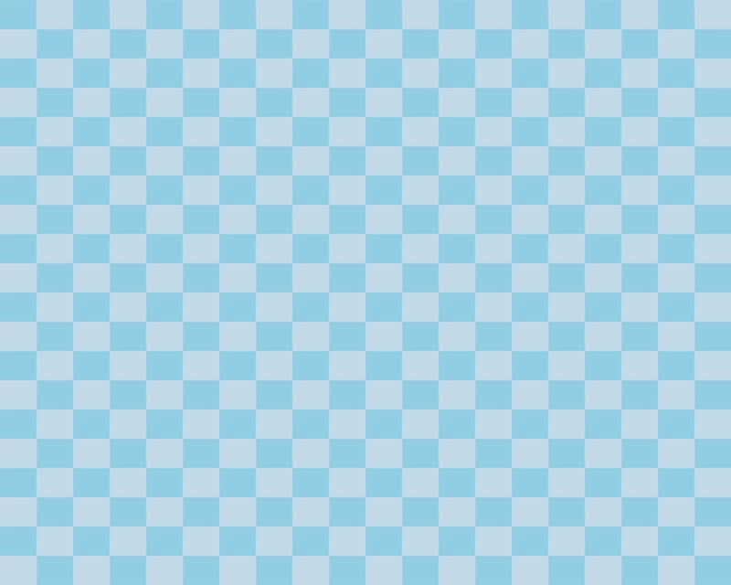Checkboard Blender Cotton | Sky Blue