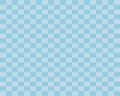 Checkboard Blender Cotton | Sky Blue