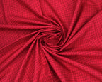 Wavy Crisscross Blender Cotton - Red