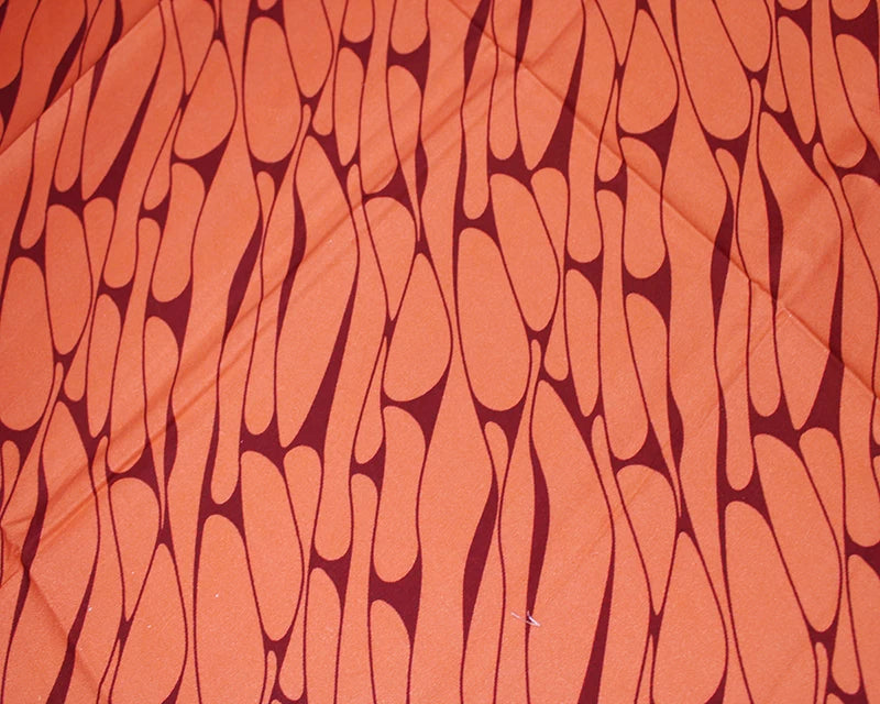 Marble Lines Blender Cotton - Burnt Orange