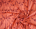 Marble Lines Blender Cotton - Burnt Orange