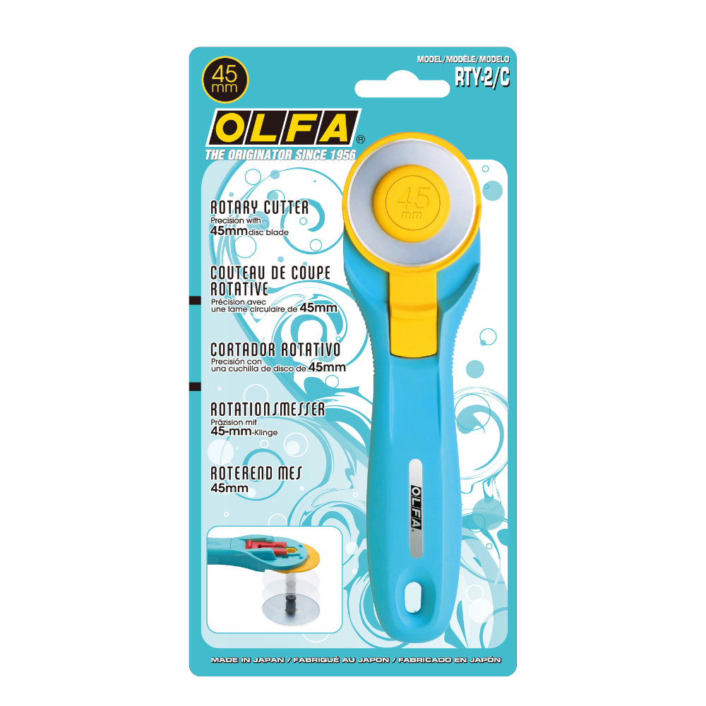 Olfa Rotary Cutter Aqua 45mm RTY-2C/Aqua