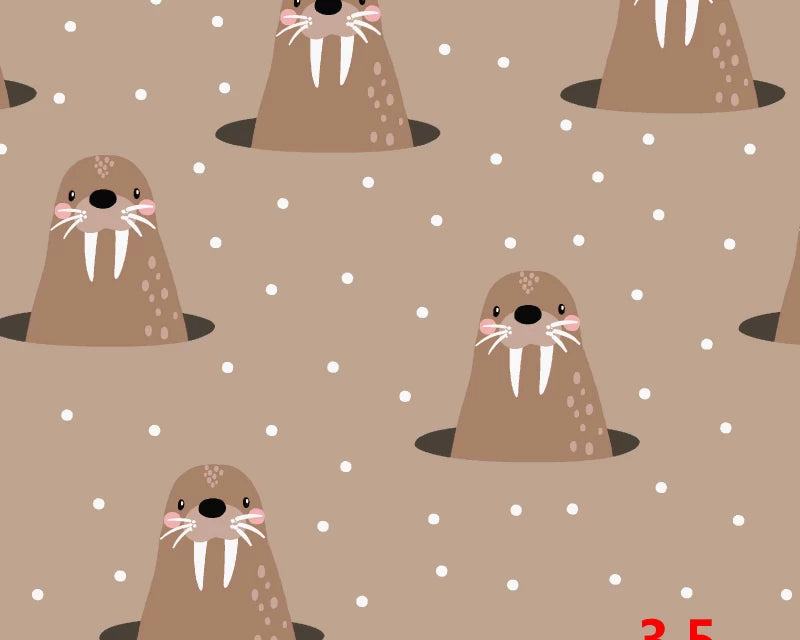 MP Whack A Walrus | Polycotton Print