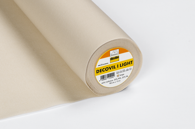 Vlieseline Decovil I Light Fusible Iron-On Interfacing – Beige | 90cm Wide