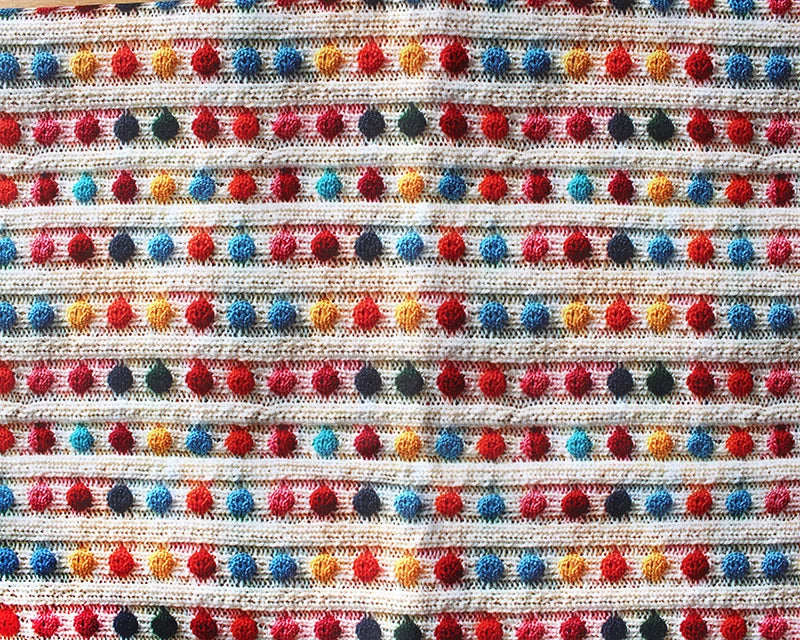 Little Johnny Spots 3D Multicolour 100% Cotton Fabric