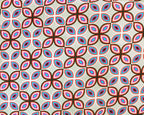 Little Johnny Digital Mosaic Beige 100% Cotton Fabric