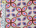 Little Johnny Digital Mosaic Beige 100% Cotton Fabric