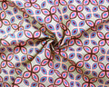 Little Johnny Digital Mosaic Beige 100% Cotton Fabric