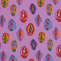 Little Johnny Digital Vajayjay Lilac 100% Cotton Fabric