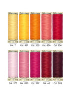 Gütermann Sew-All Thread | 10 x 100m Colour Pack – Combo 4 Red