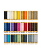 Gutermann Natural Cotton Thread Box – 30 x 100m Spools with Storage Tin