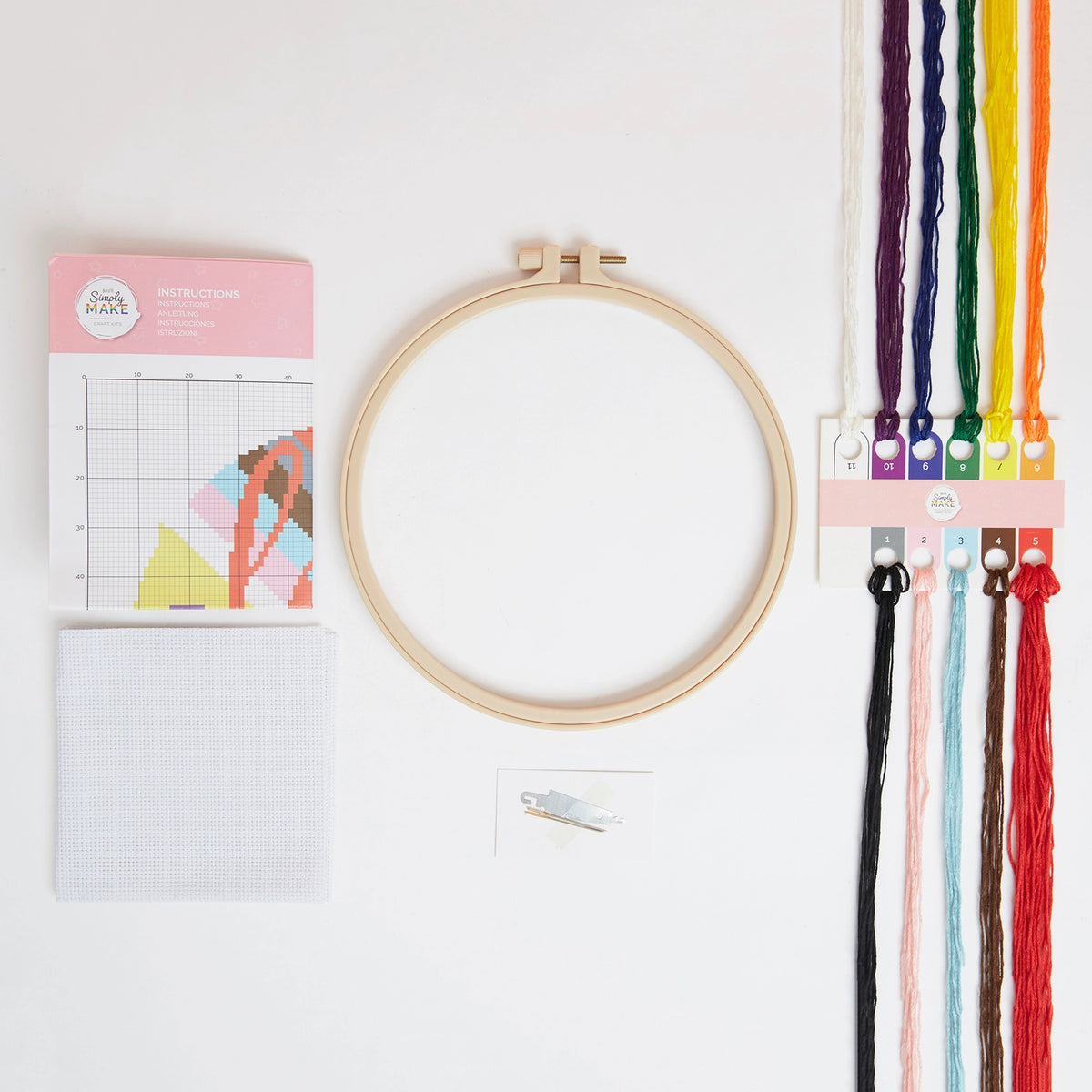 Cross Stitch Kit - Pride Flag | Simply Make | DSM106267