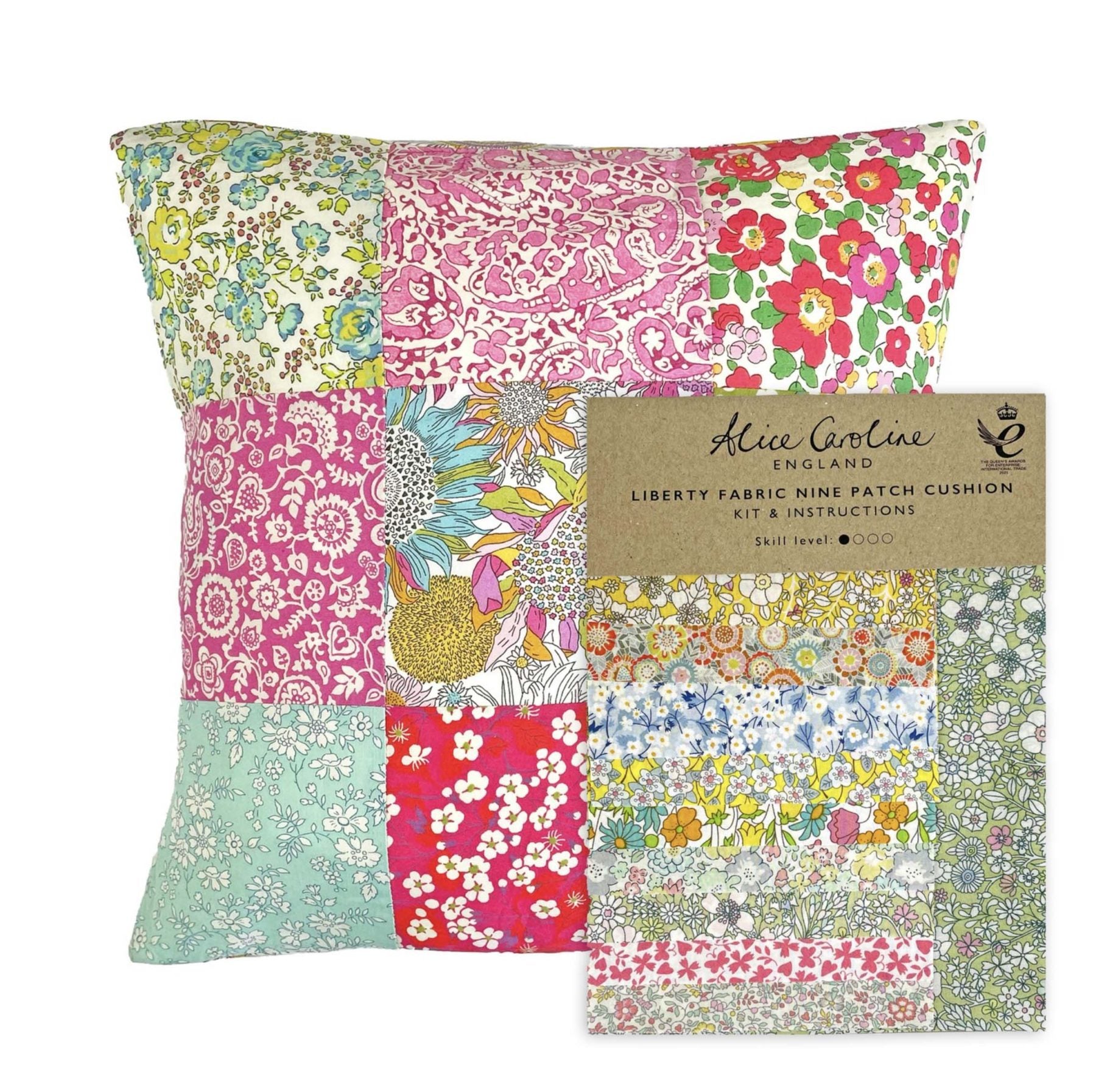 Alice Caroline Nine Patch Cushion Kit – Liberty Tana Lawn®