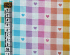 Little Johnny Love Check Premium Cotton Fabric