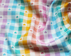 Little Johnny Love Check Premium Cotton Fabric