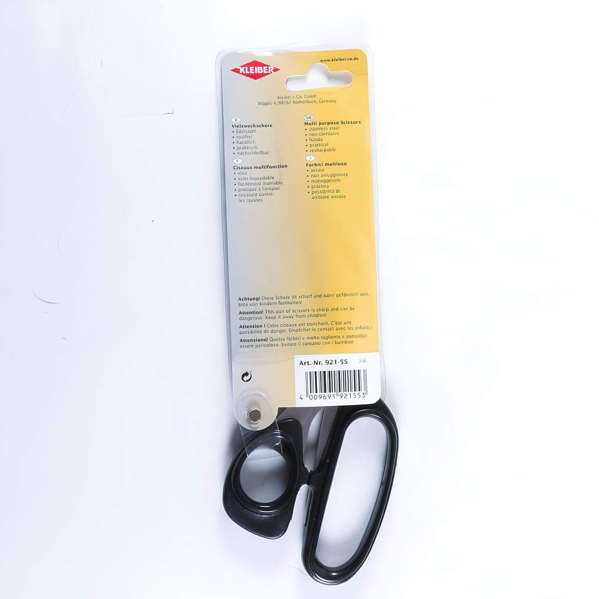 Kleiber Left Line Multi Purpose Left Handed Scissors 210mm (8¼") – 92155