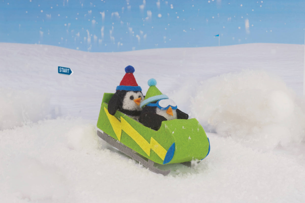 Needle Felting Bobsled Penguins | Simply Make | DSM106657