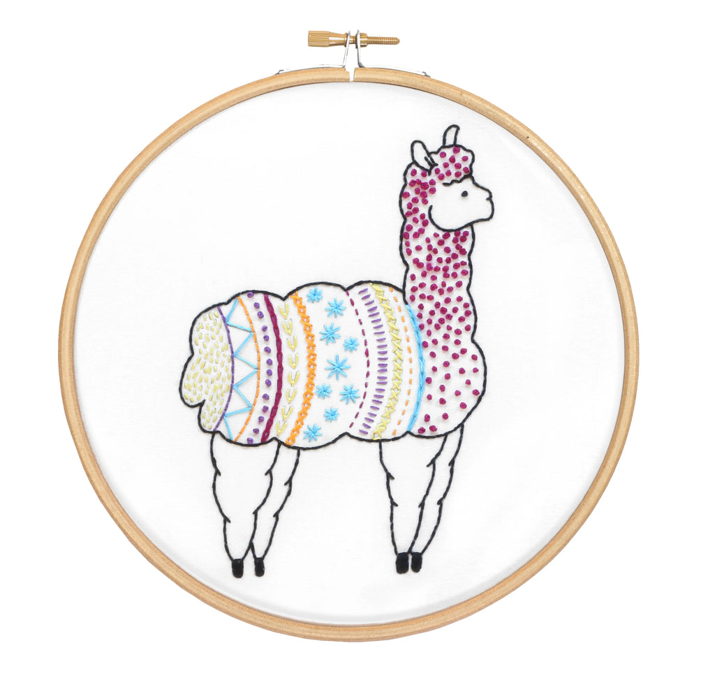 Hawthorn Handmade Alpaca Embroidery Kit for Beginners