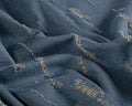 Abstract Ripped Denim Fabric