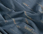 Abstract Ripped Denim Fabric