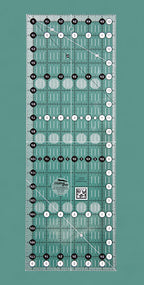 Creative Grids CGR18 Non-Slip 6½" x 18½" Quilting Ruler