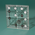 Creative Grids CGR3 Square Non Slip Quilting Ruler 3½ x 3½ inch