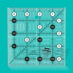 Creative Grids CGR4 Non-Slip Square Quilting Ruler 4½ x 4½ inch