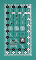 Creative Grids CGR48 Non-Slip 4½" x 8½" Quilting Ruler