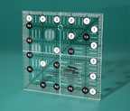 Creative Grids CGR5 Non-Slip Square Quilting Ruler 5½ x 5½ inch
