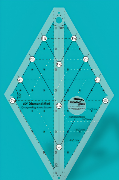 Creative Grids 60° Mini Diamond Quilting Ruler – CGR60DIAMIN