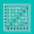 Creative Grids CGR8 Square Non Slip Quilting Ruler 8½ x 8½ inch