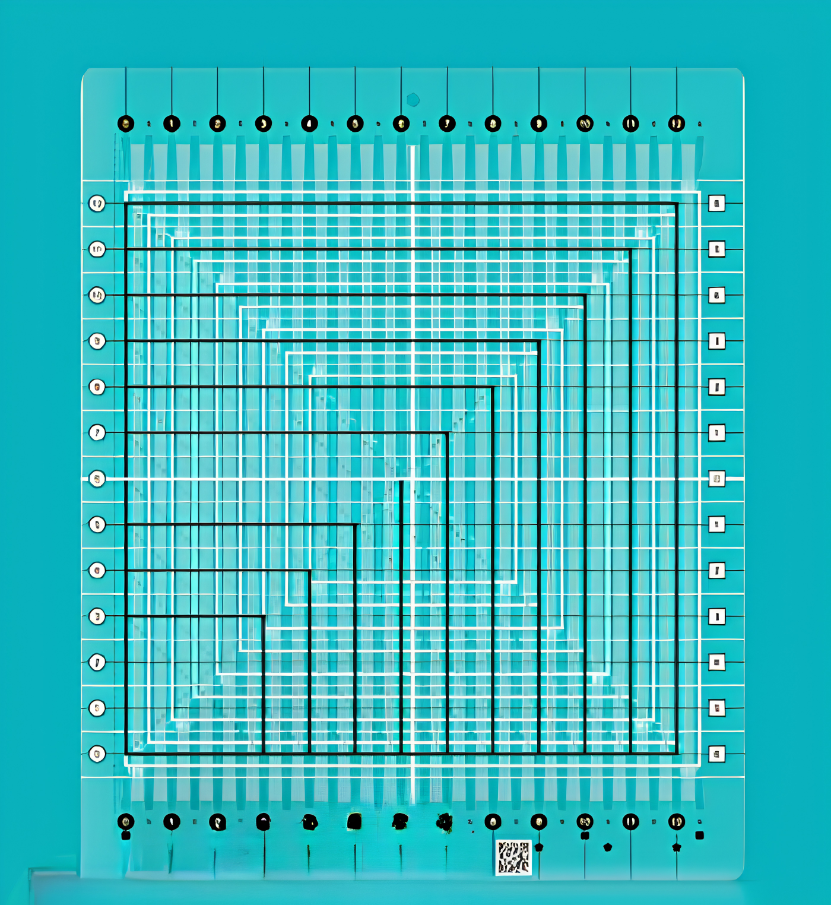 Creative Grids CGRGE2 Stripology Squared Non-Slip Quilting Ruler by Gudrun Erla