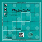 Creative Grids CGRJAWMN6 Non-Slip 6" Log Cabin Trim Tool by Jean Ann Wright