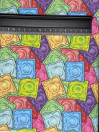 Coloured Wrappers Polycotton Fabric | 110cm Wide | 90/10 Poly Cotton
