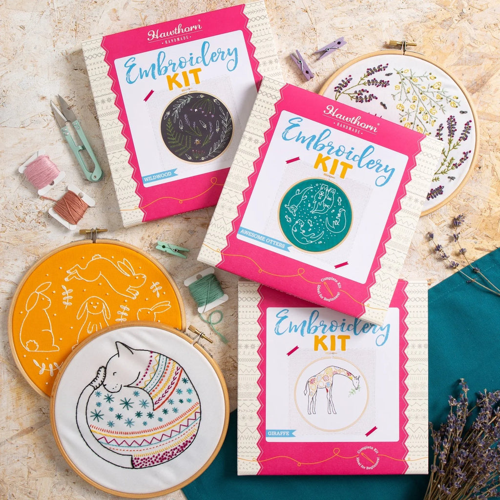 Hawthorn Handmade Alpaca Embroidery Kit for Beginners