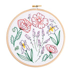 Hawthorn Handmade Fields of Provence Botanical Embroidery Kit for Beginners