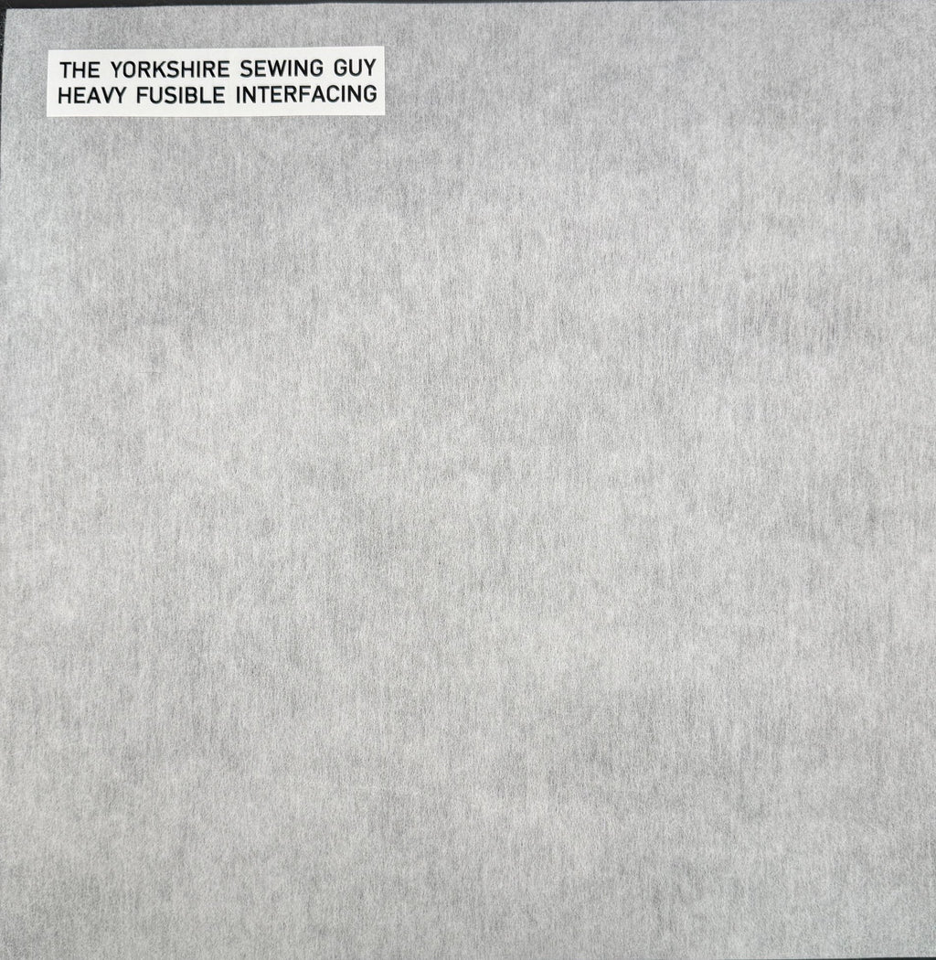 White Fusible Iron-On Interfacing – Light, Medium & Heavy Weight