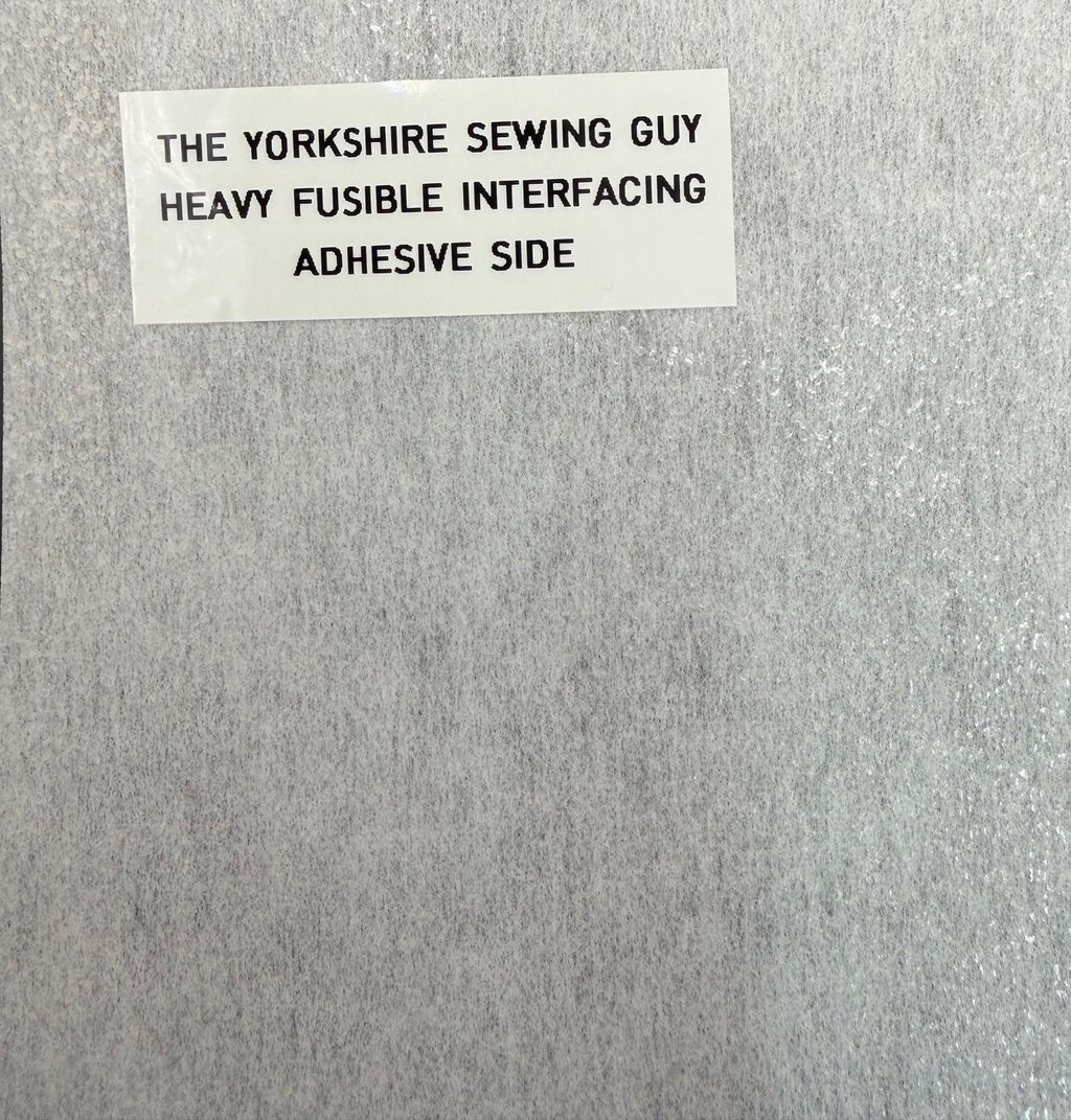 White Fusible Iron-On Interfacing – Light, Medium & Heavy Weight