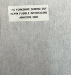White Fusible Iron-On Interfacing – Light, Medium & Heavy Weight