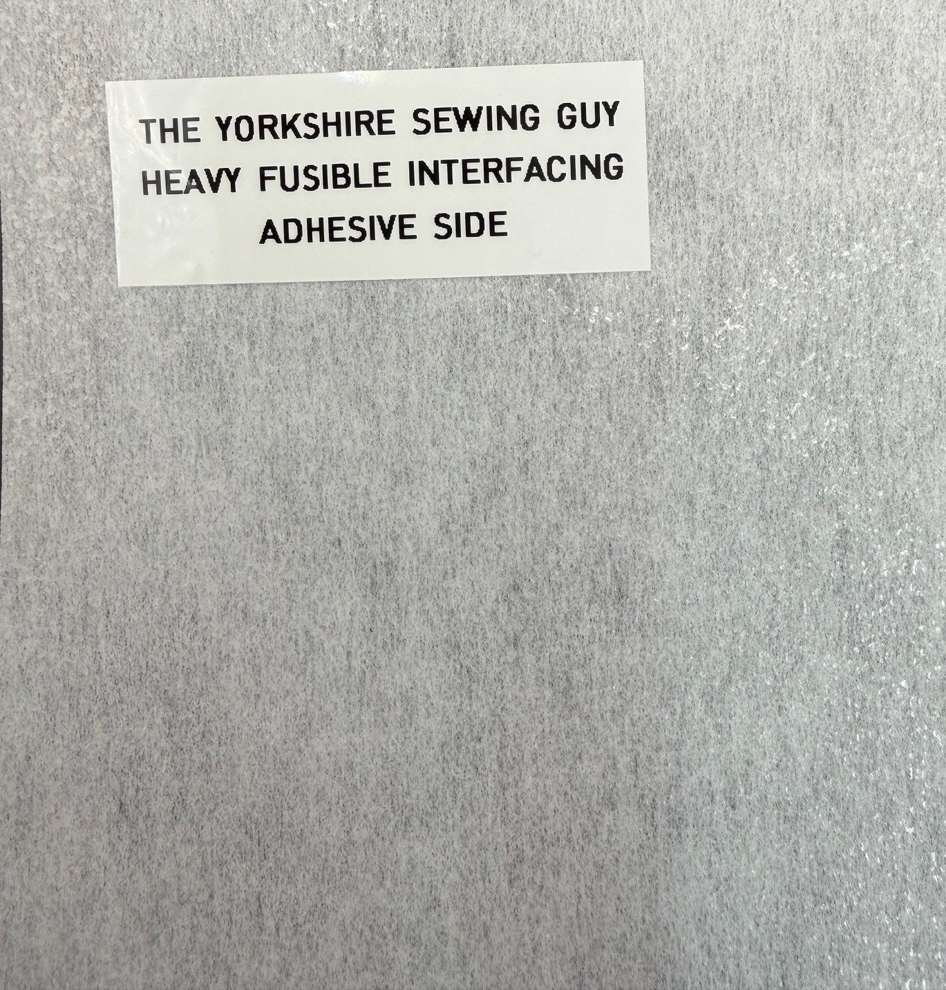 White Fusible Iron-On Interfacing – Light, Medium & Heavy Weight