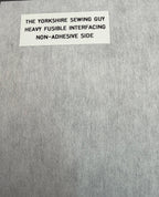 White Fusible Iron-On Interfacing – Light, Medium & Heavy Weight