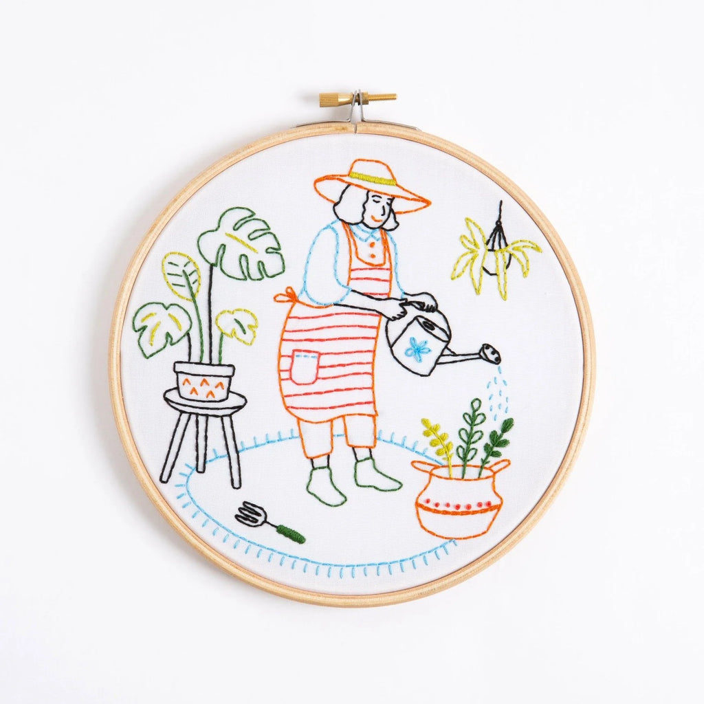 Hawthorn Handmade Grow Gardening Embroidery Kit for Beginners