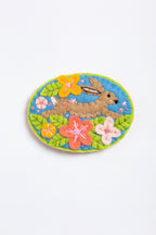 Hawthorn Handmade Hare Felt Craft Brooch Kit for Beginners
