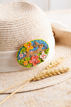 Hawthorn Handmade Hare Felt Craft Brooch Kit for Beginners