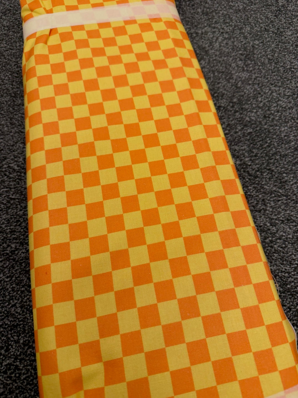 Checkboard Blender Cotton | Bright Yellow
