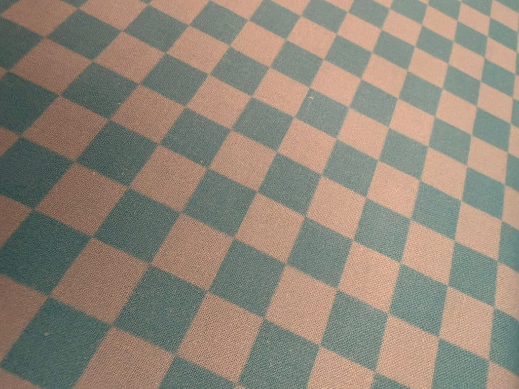 Checkboard Blender Cotton | Sky Blue