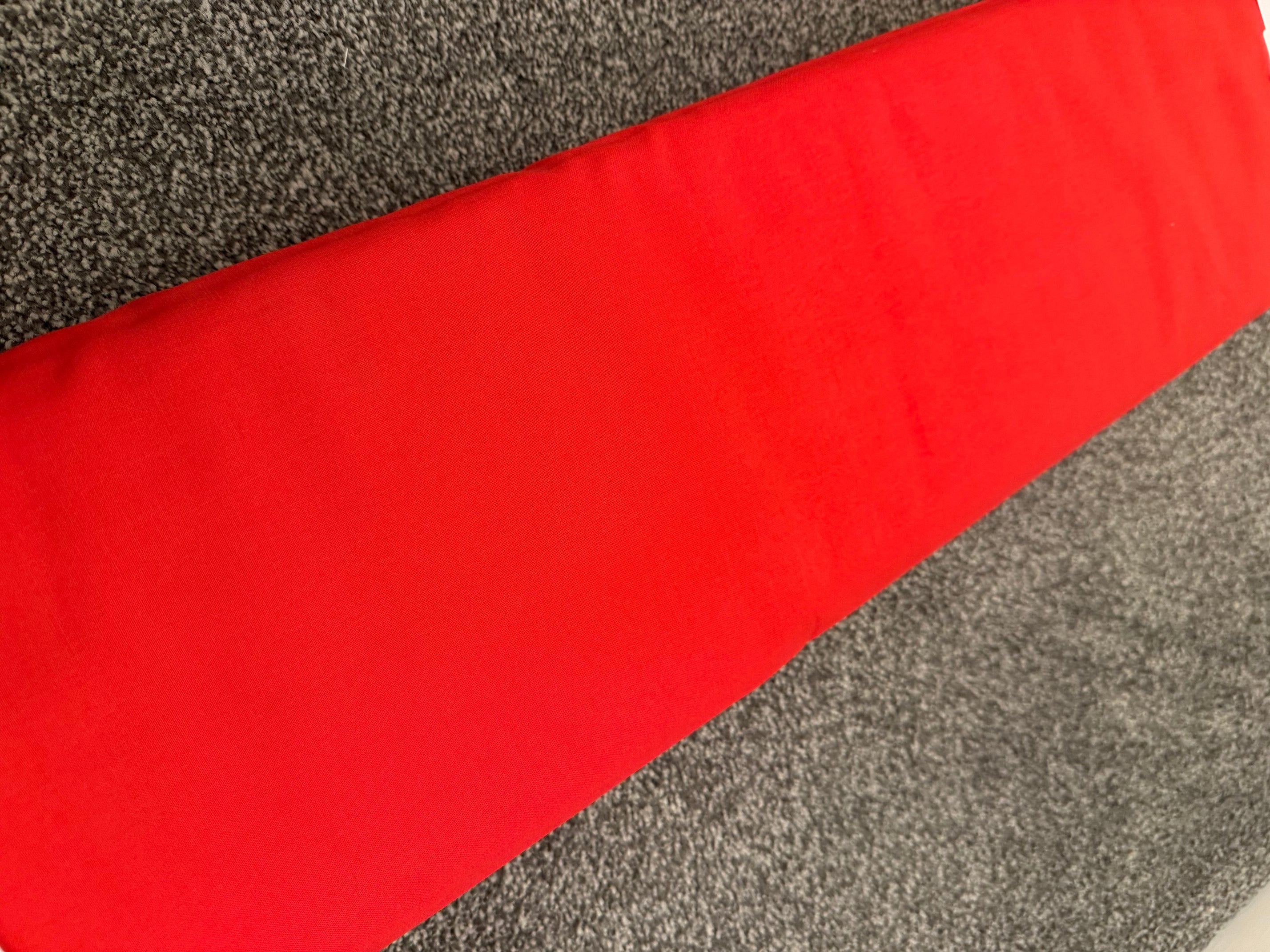 Plain 60SQ Cotton | Red